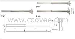 逃生门锁推扛锁 防火逃生锁