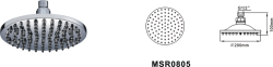 铜花洒\铜顶喷\铜喷头\MSR0805