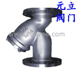 不銹鋼法蘭Y型過濾器GL41W-16P