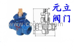 X14T-1.0三通內(nèi)螺紋銅芯旋塞閥