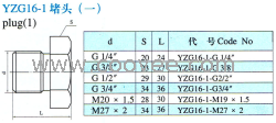 YZG16-1堵头(一)