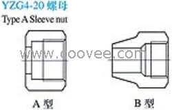 YZG4-20擴(kuò)口式管接頭-螺母