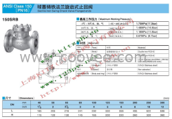 球墨铸铁法兰旋启式止回阀