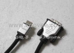 DVI-HDMI 线DVI转HDMI 高清数据线厂批