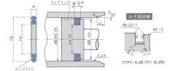 日本sakagami阪上PSD密封件和PPD型密封圈