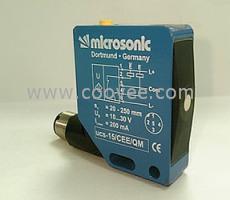 德国MICROSONIC超声波传感器 MICROSONIC传感器