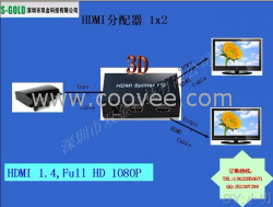 1.3版HDMI分配器1分2