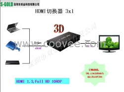 廠家供應(yīng)HDMI切換器三切一