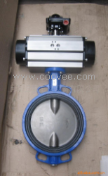 【对夹式电动蝶阀】dn200气动调节蝶阀