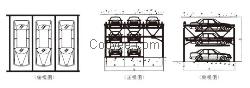 升降橫移地面三層式停車(chē)設(shè)備