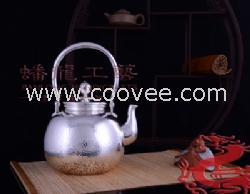 金屬工藝品  錘痕小燒水壺