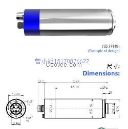 内圆磨在线修整专用电主轴ARS72-M2