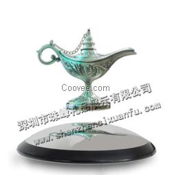 磁懸浮展示架  懸浮阿拉神燈