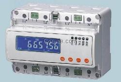 三相380V帶通訊的導軌電能表