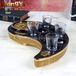 KTV陶瓷子彈杯架