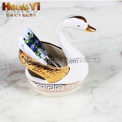 KTV陶瓷天鵝
