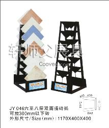 300*600瓷砖石材样品展示架木地板架