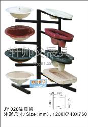 蹲便器樣品陳列架陶瓷盆展品架衛(wèi)浴盆展示架