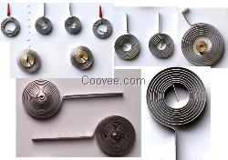 雙金屬游絲（盤狀元件）