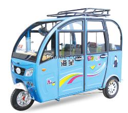 海寶金星四開門電動三輪車，載客電動摩托車