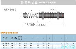 原装AKD液压缓冲器 双向型 丝印机通用