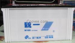 統(tǒng)一電池12V100Ah發(fā)電機專用蓄電池