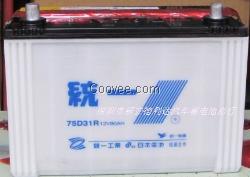 統(tǒng)一電池12V80Ah發(fā)電機(jī)專用蓄電池