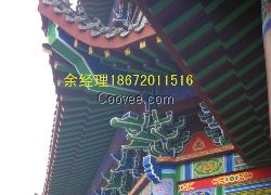 古建寺廟彩繪施工，油漆彩繪長廊，亭子彩畫