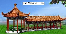 古建亭子，古建游廊，古建凉亭