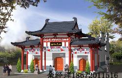 祠堂設計，農村祠堂設計，祠堂設計圖