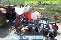 手扶車牽引花生播種施肥機 花生播種機