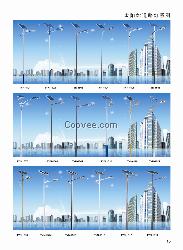 濟寧市太陽能LED路燈庭院燈景觀燈高桿燈