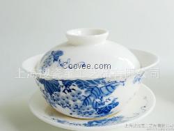 制作加工青花瓷茶具礼品瓷 陶瓷茶具