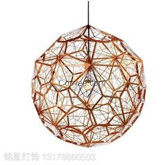 銘星燈飾簡約現(xiàn)代創(chuàng)意個(gè)性餐廳吊燈不銹鋼球